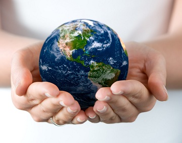 Holding Earth in Hands