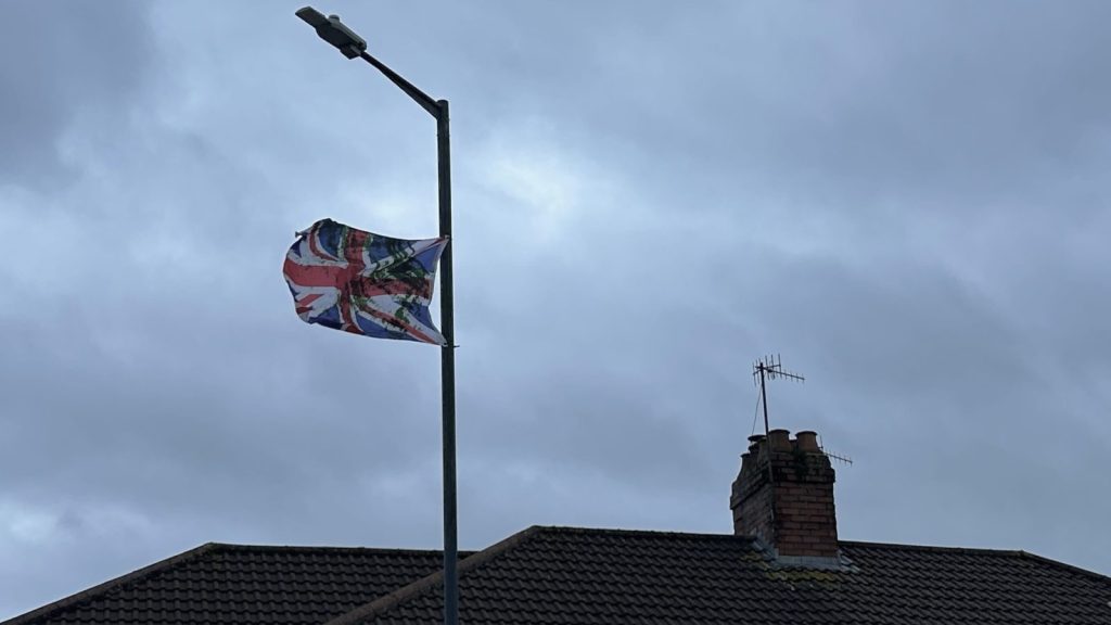 Bedminster flag lamppost photo Rosie Burgess x